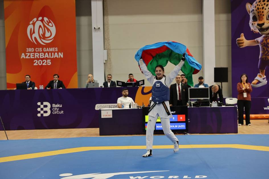 Azerbaijan sweeps three golds in Taekwondo on day one of 3rd CIS Games (PHOTO)
