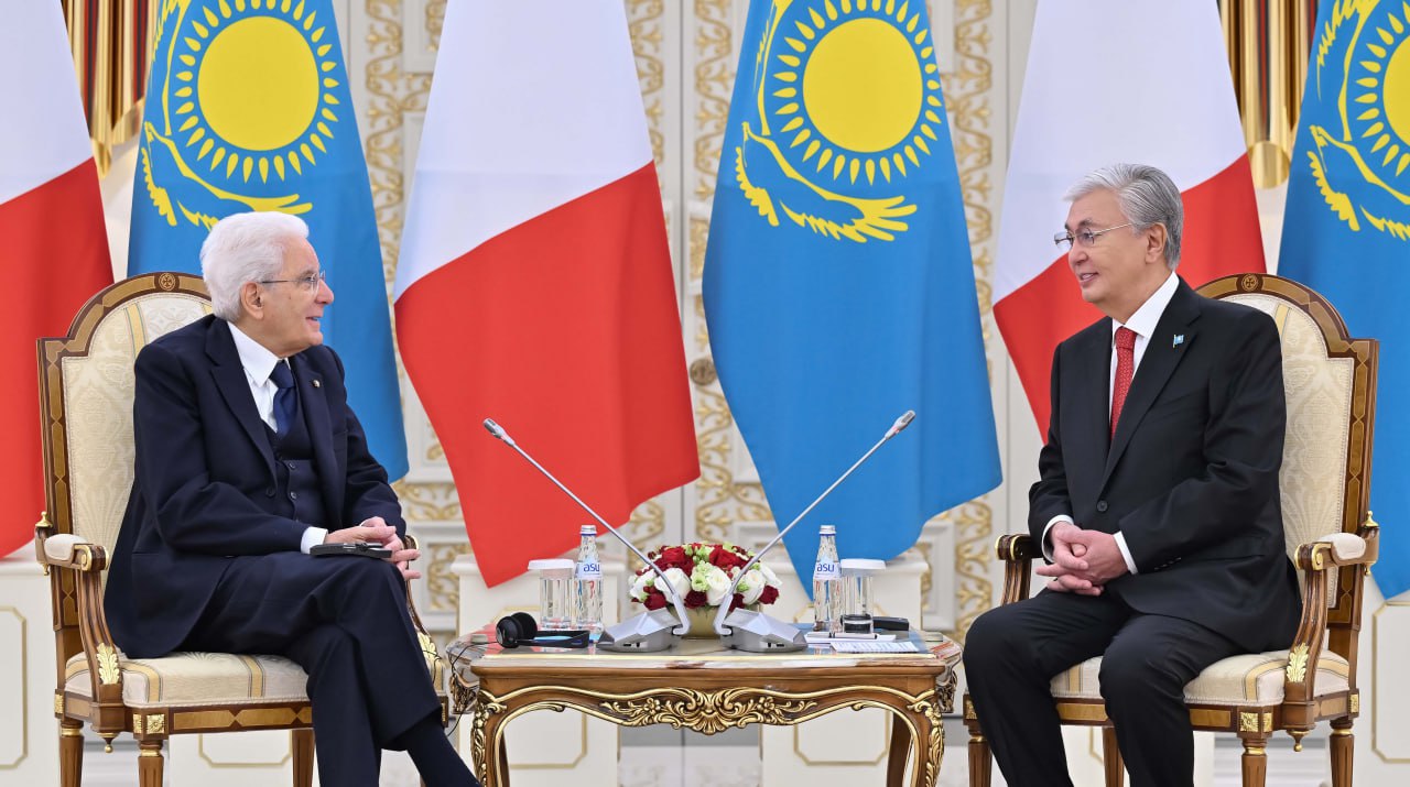 Kazakhstan, Italy leaders discuss strengthening bilateral ties