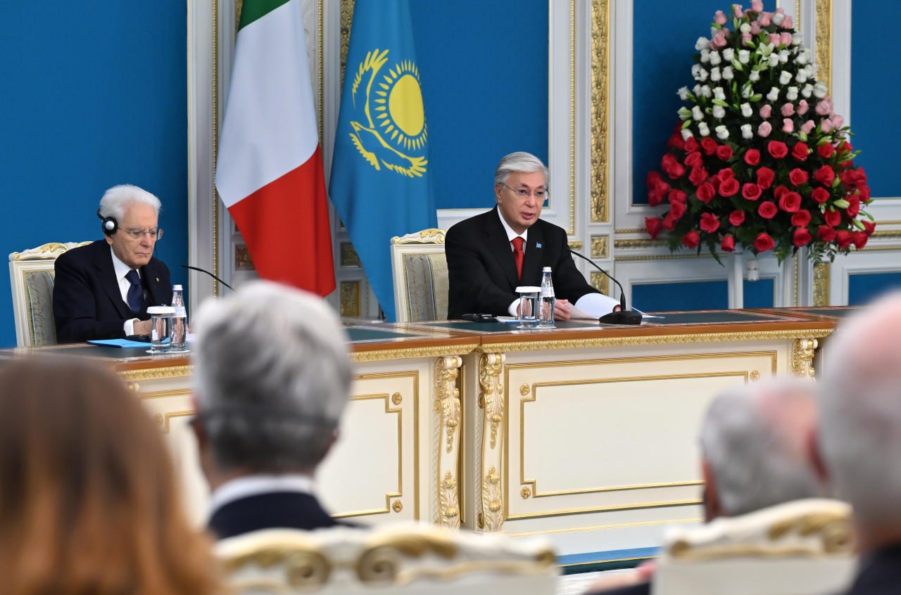 Kazakhstan sees robust trade growth with Italy, Tokayev says