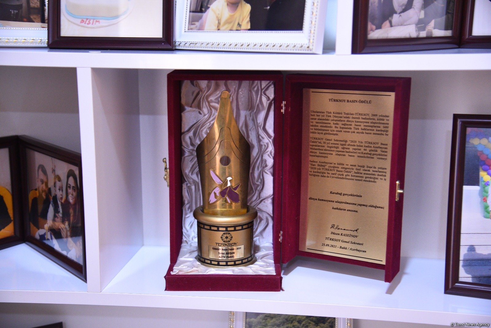 Baku Network think tank's heads visit martyr journalist Siraj Abishov's family (PHOTO/VIDEO)