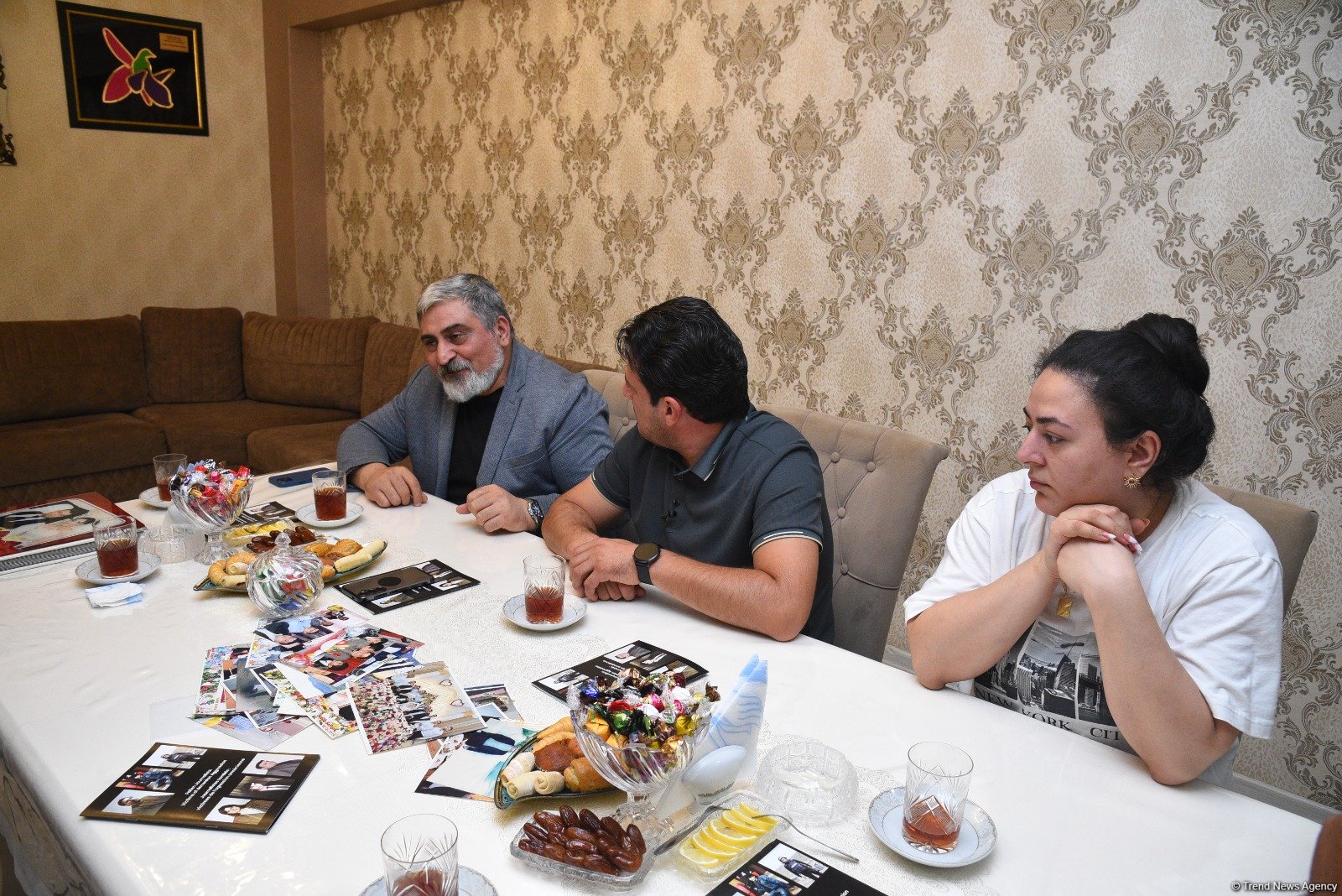 Baku Network think tank's heads visit martyr journalist Siraj Abishov's family (PHOTO/VIDEO)