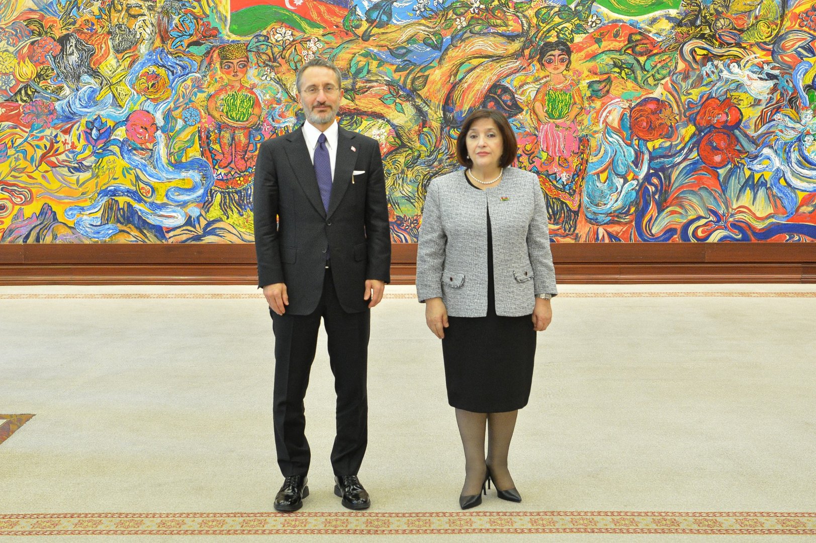 Azerbaijani Parliament Speaker holds talks with Turkish Human Rights Chair (PHOTO)