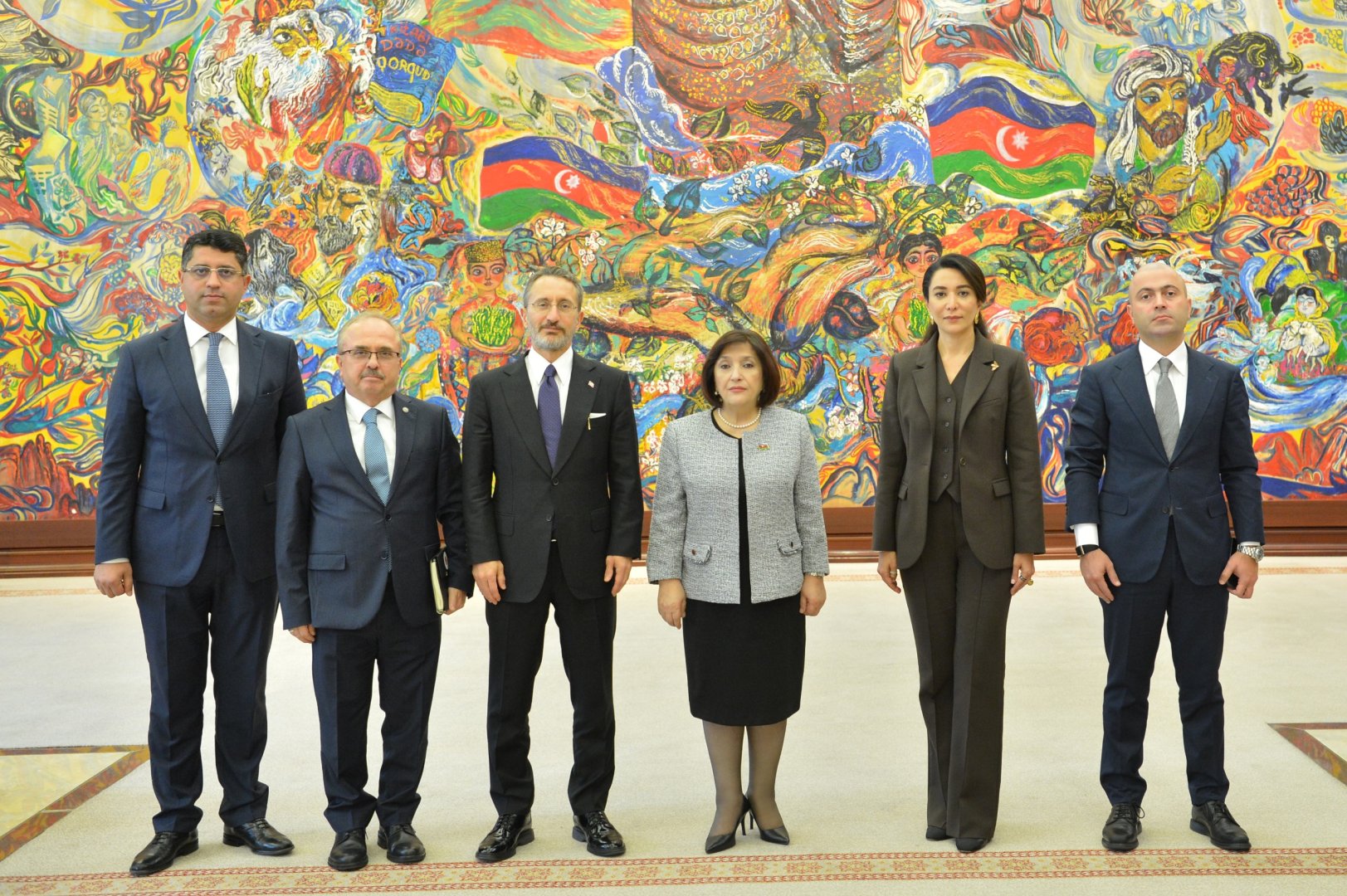 Azerbaijani Parliament Speaker holds talks with Turkish Human Rights Chair (PHOTO)