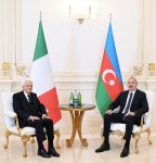 President Ilham Aliyev, President Sergio Mattarella hold one-on-one meeting (PHOTO)