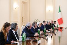 President Ilham Aliyev, President Sergio Mattarella hold expanded meeting (PHOTO)