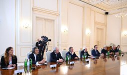President Ilham Aliyev, President Sergio Mattarella hold expanded meeting (PHOTO)