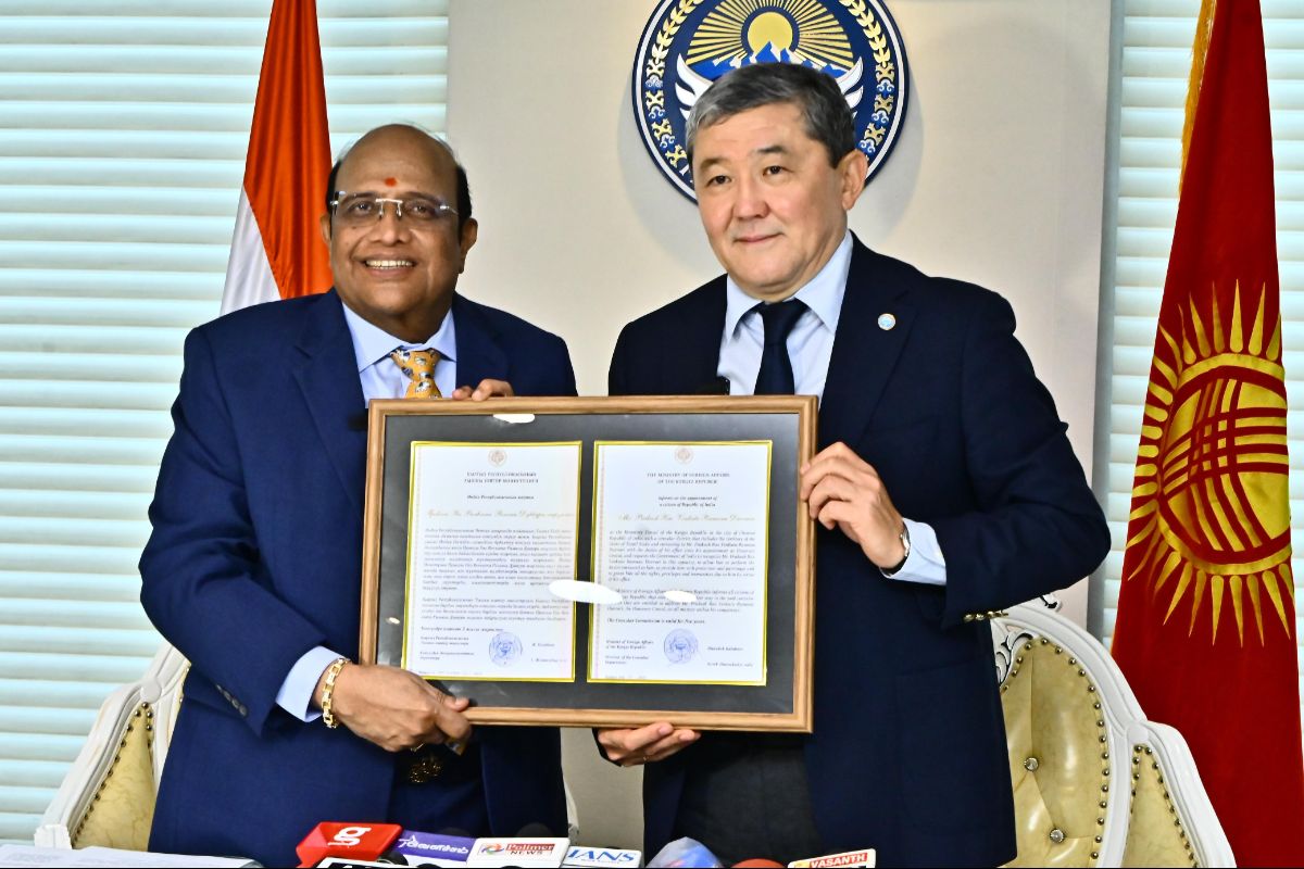 Kyrgyzstan opens diplomatic gateway in India's Chennai with honorary consulate