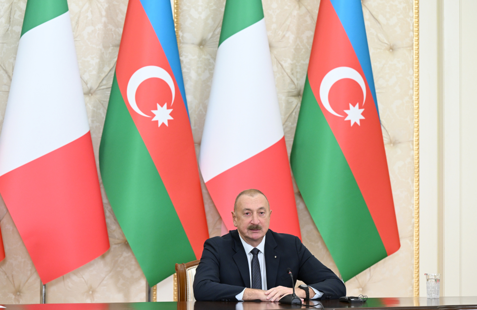 Italy is our top trading partner in economic sphere - President Ilham Aliyev