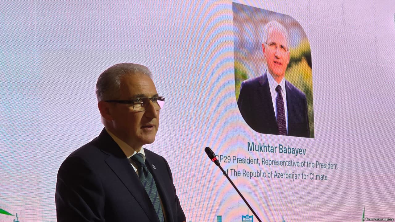 COP29 President calls for climate action with human dev't in driver’s seat
