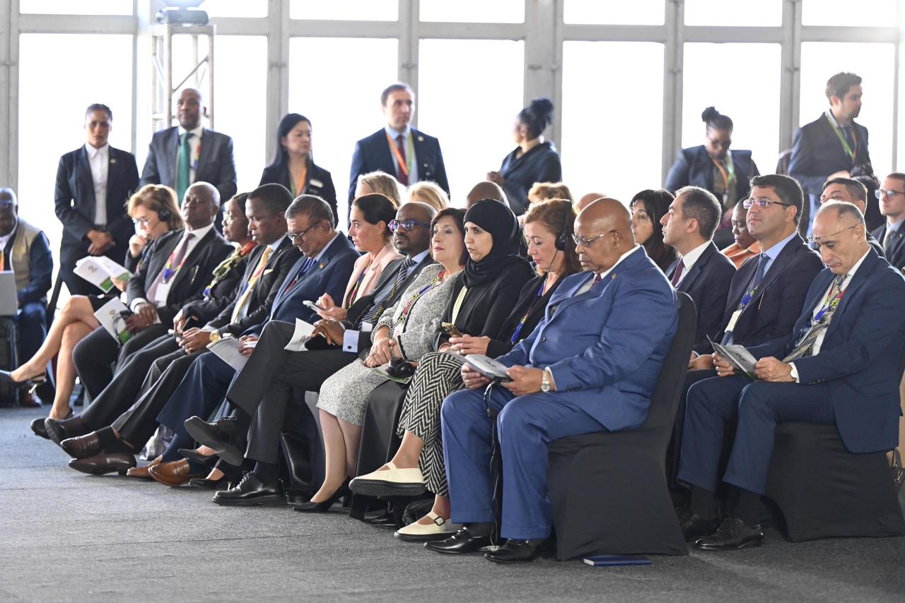 Sahiba Gafarova delivers speech at opening ceremony of summit of G20 (PHOTO)
