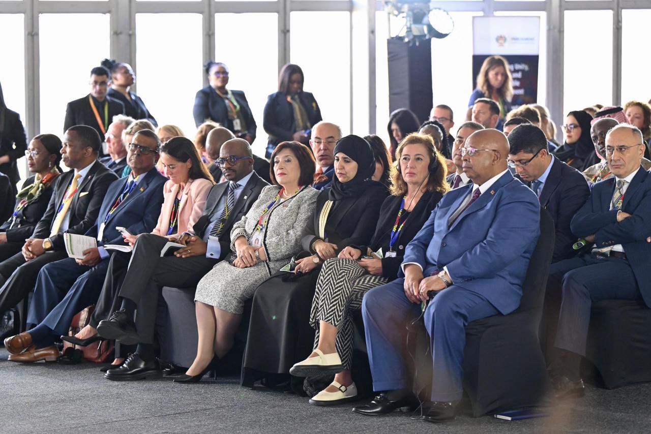 Sahiba Gafarova delivers speech at opening ceremony of summit of G20 (PHOTO)