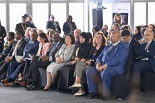 Sahiba Gafarova delivers speech at opening ceremony of summit of G20 (PHOTO)