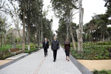 President Ilham Aliyev, First Lady Mehriban Aliyeva inaugurate new park in Baku's Narimanov district (PHOTO)