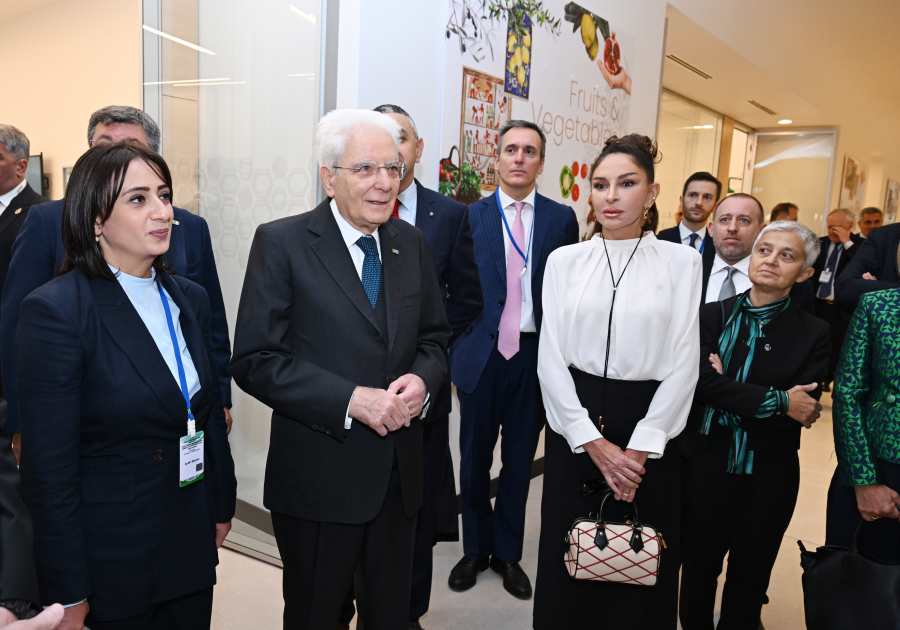 President Ilham Aliyev, First Lady Mehriban Aliyeva, and President Sergio Mattarella attend opening of first academic buildings of Italy-Azerbaijan University (PHOTO/VIDEO)