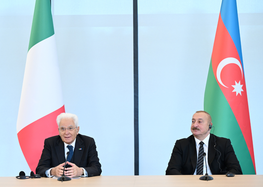 President Ilham Aliyev, First Lady Mehriban Aliyeva, and President Sergio Mattarella attend opening of first academic buildings of Italy-Azerbaijan University (PHOTO/VIDEO)