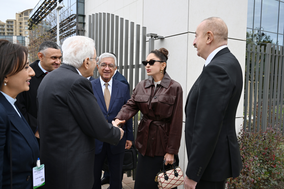 President Ilham Aliyev, First Lady Mehriban Aliyeva, and President Sergio Mattarella attend opening of first academic buildings of Italy-Azerbaijan University (PHOTO/VIDEO)