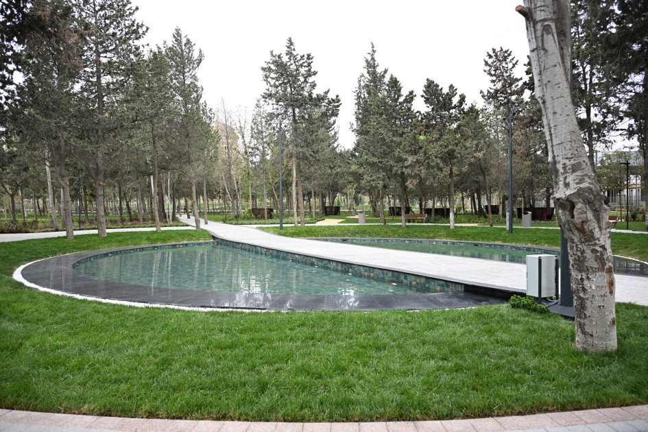 President Ilham Aliyev, First Lady Mehriban Aliyeva inaugurate new park in Baku's Narimanov district (PHOTO)