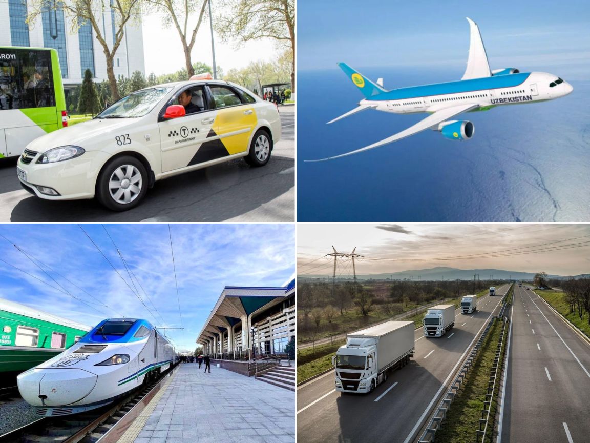 Uzbekistan sees growth in transport services sector