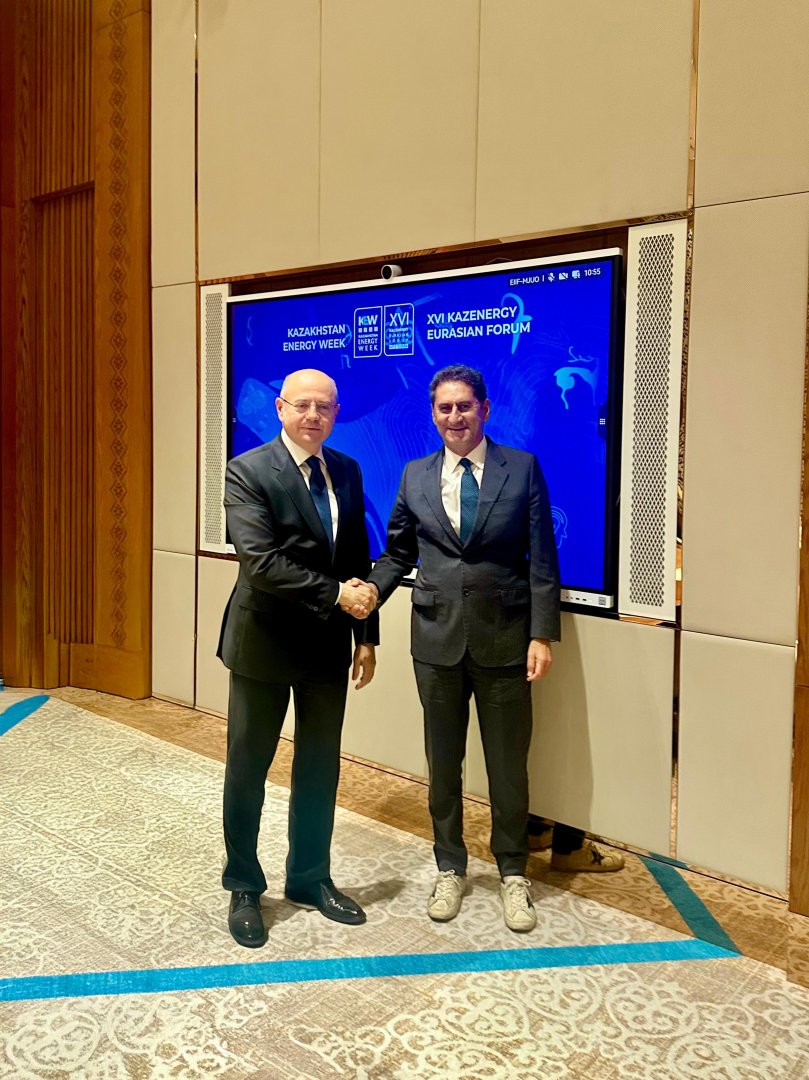 Azerbaijan's Energy Minister makes rounds in Astana with high-level meetings (PHOTO)