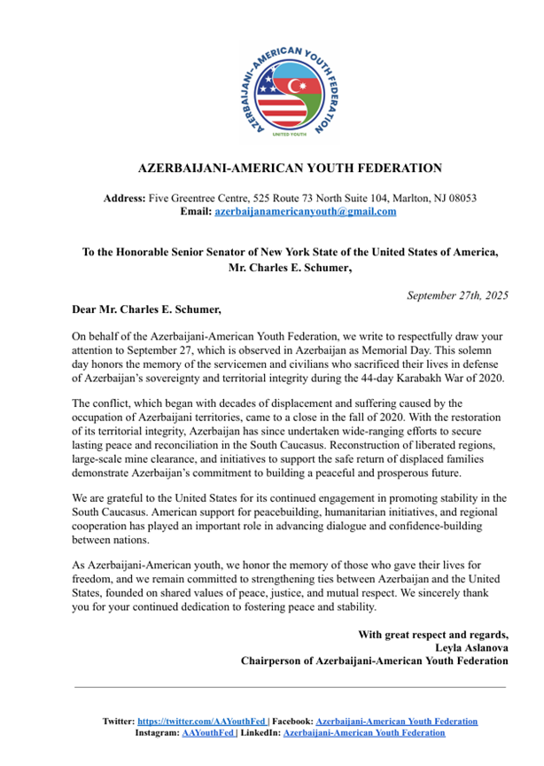 Azerbaijani-American Federation holds awareness campaign on Remembrance Day (PHOTO)