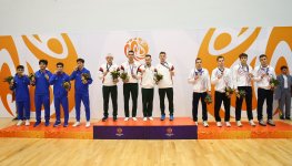 CIS Games: Azerbaijan's trampoline gymnastics team wins silver medal (PHOTO)