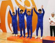 CIS Games: Azerbaijan's trampoline gymnastics team wins silver medal (PHOTO)