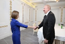 President Ilham Aliyev meets with Moldovan President in Copenhagen (PHOTO)