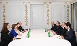President Ilham Aliyev meets with Moldovan President in Copenhagen (PHOTO)
