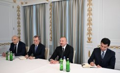 President Ilham Aliyev meets with Moldovan President in Copenhagen (PHOTO)
