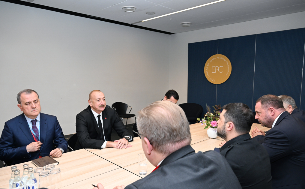 President Ilham Aliyev meets with President of Ukraine in Copenhagen (PHOTO)