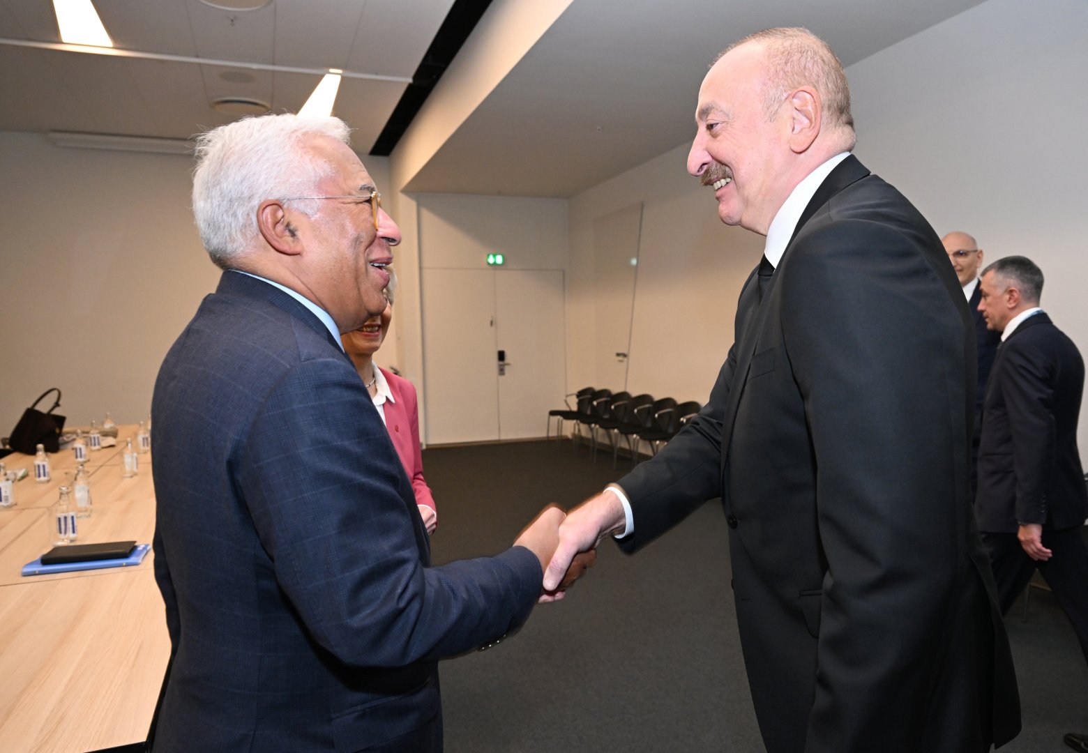 President Ilham Aliyev meets European Council and European Commission presidents in Copenhagen (PHOTO)