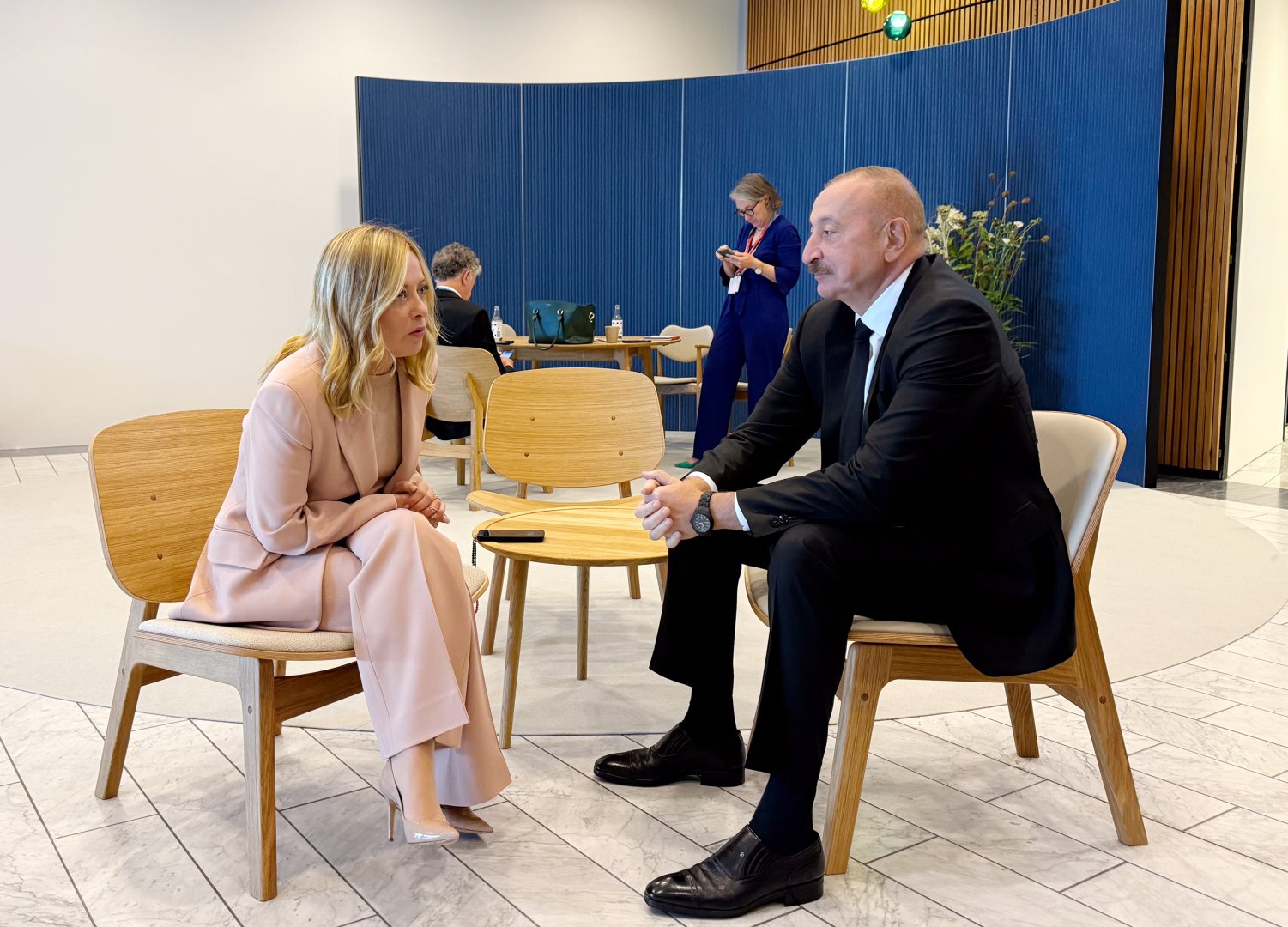 President Ilham Aliyev meets PM Giorgia Meloni in Copenhagen (PHOTO)