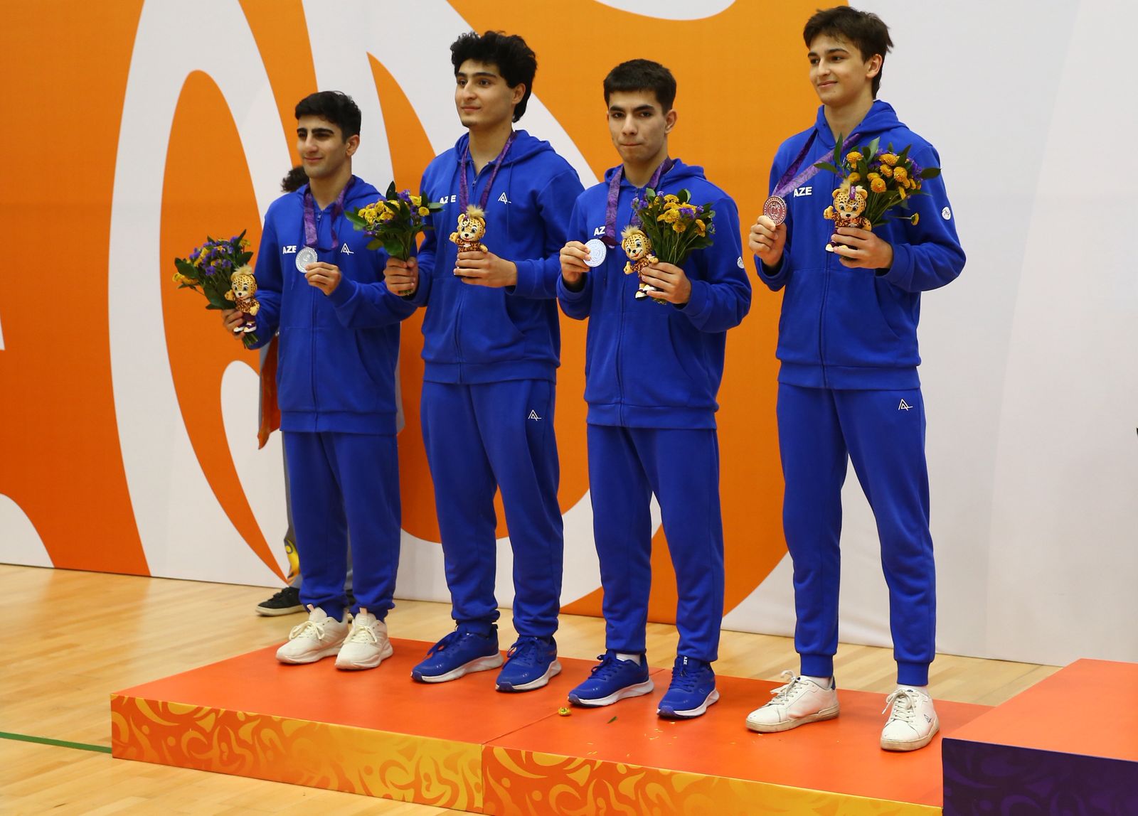 CIS Games: Azerbaijan's trampoline gymnastics team wins silver medal (PHOTO)