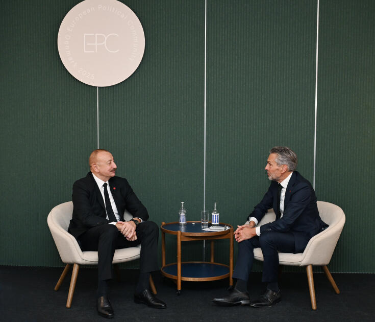 President Ilham Aliyev meets with Prime Minister of Netherlands in Copenhagen (PHOTO/VIDEO)