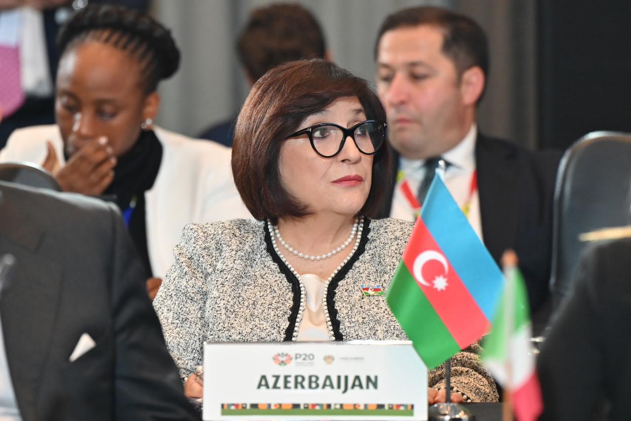 Azerbaijani Parliament speaker addresses G20 Parliamentary Speaker' Summit in South Africa
