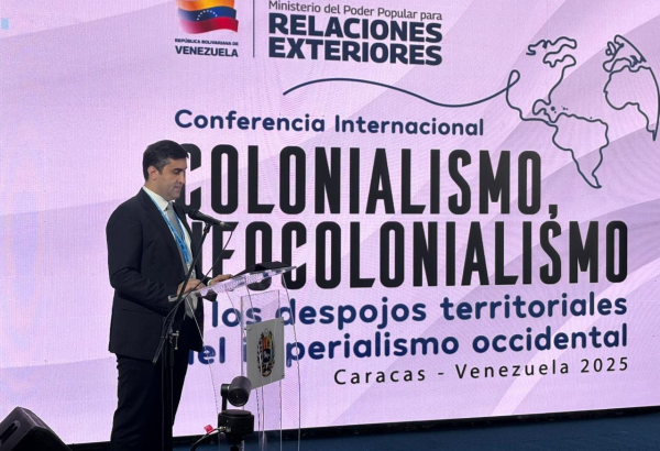 Baku Initiative Group chief addresses event on "Colonialism, neocolonialism and its consequences" (VIDEO)