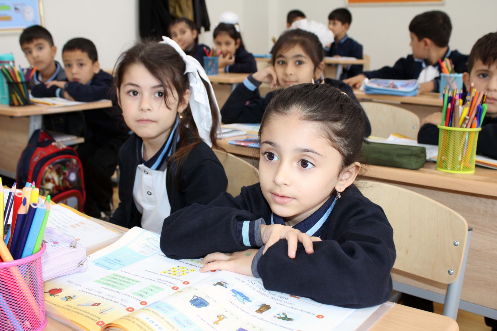 Azerbaijan rolls out school built by Heydar Aliyev Foundation in its Jalilabad (PHOTO)