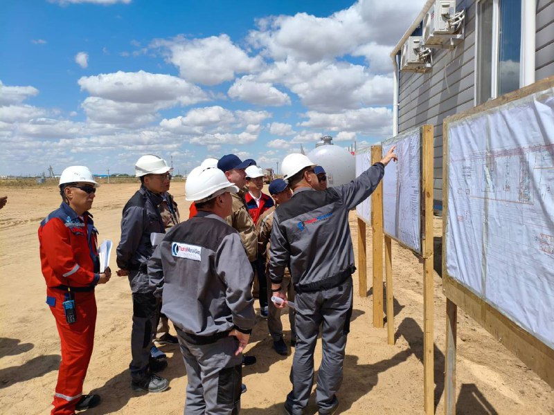 Kazakhstan launches gas project at its Tuzkol field