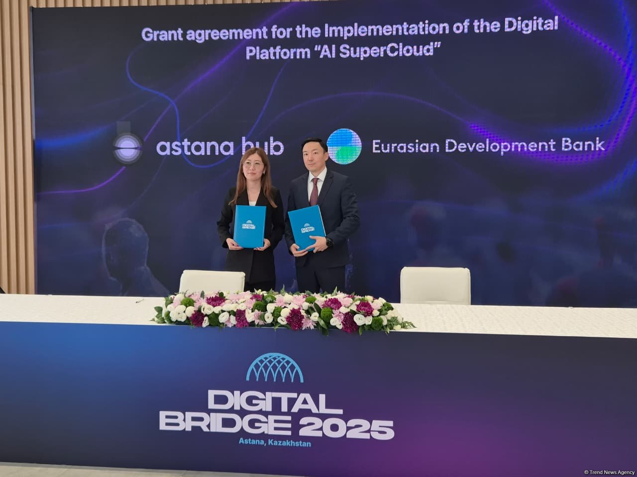 Eurasian Development Bank, Astana Hub ink deal on AI ​​SuperCloud digital platform dev't