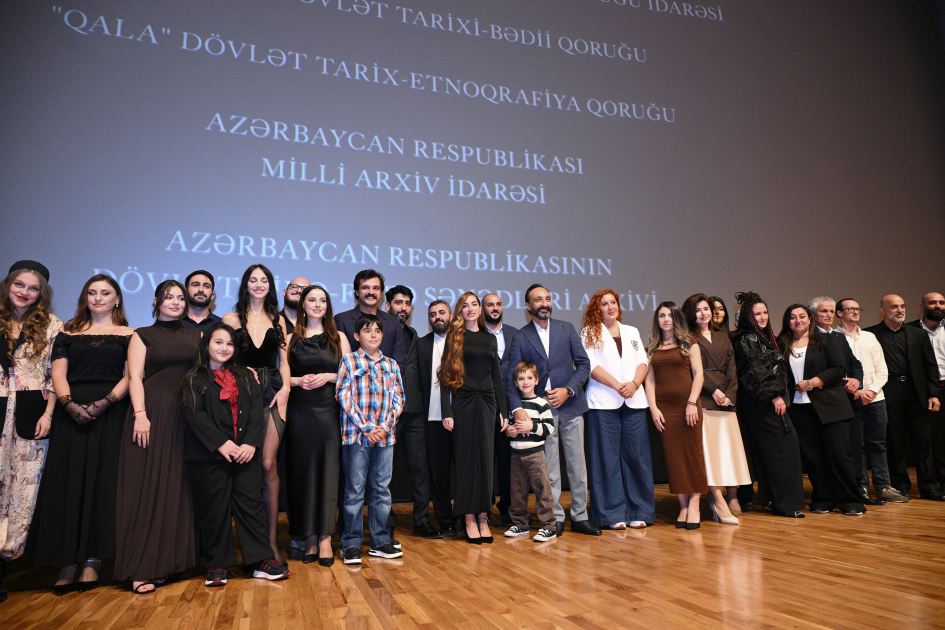 Taghiyev movie series debutes with "Sona” film at Azerbaijani Nizami Cinema Center (PHOTO)