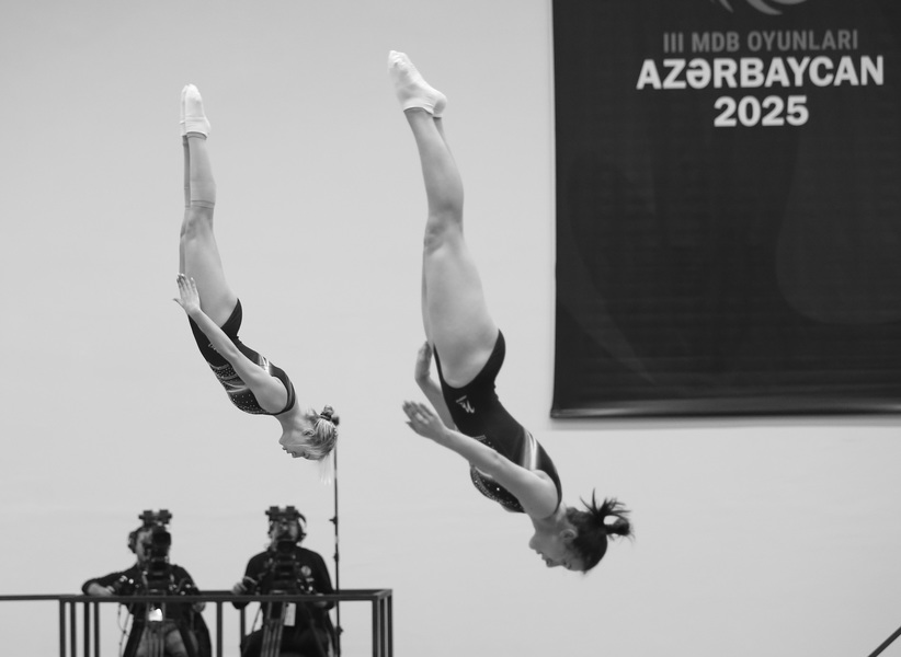 Azerbaijani gymnasts win six Medals at CIS Games trampoline competition in Sheki (PHOTO)