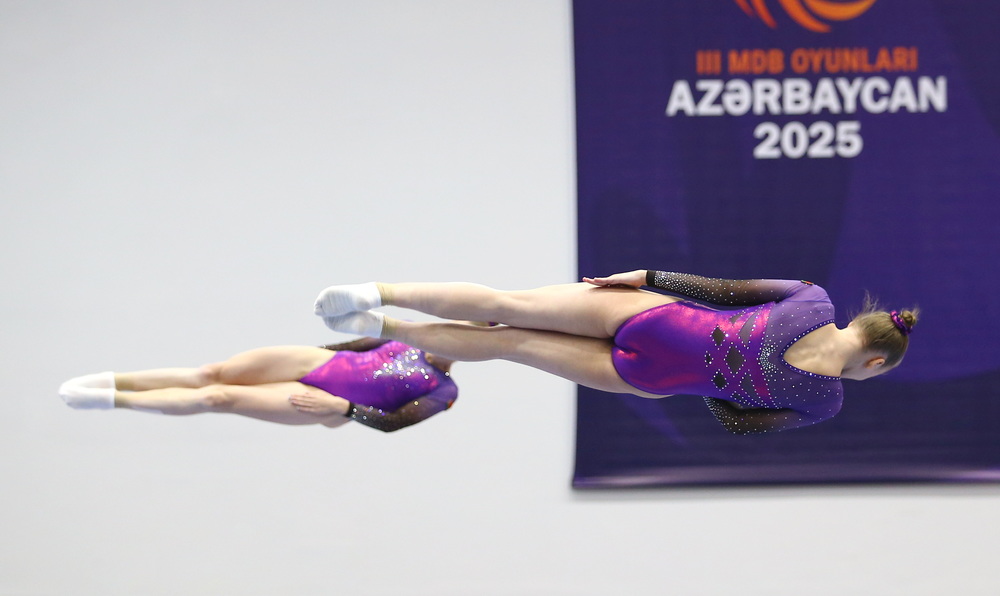 Azerbaijani gymnasts win six Medals at CIS Games trampoline competition in Sheki (PHOTO)