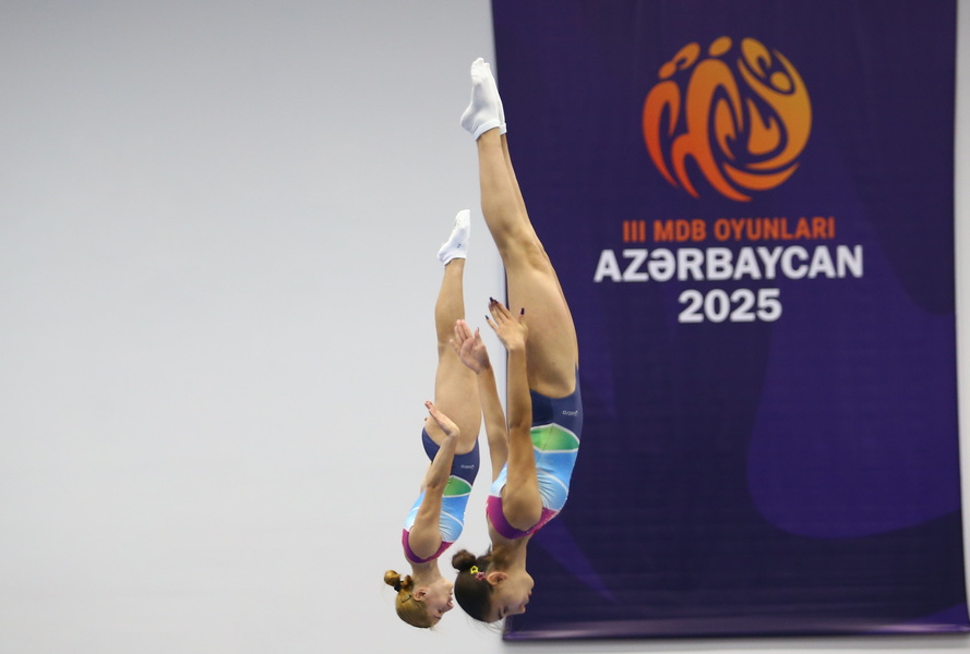 Azerbaijani gymnasts win six Medals at CIS Games trampoline competition in Sheki (PHOTO)