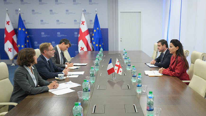 Georgia, France pledge to strengthen economic partnership