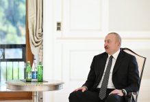 President Ilham Aliyev meets President of Turkish Republic of Northern Cyprus (PHOTO)