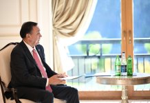President Ilham Aliyev receives OTS SecGen in Gabala (PHOTO/VIDEO)