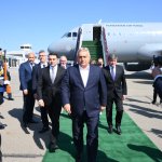 Hungarian prime minister visits Azerbaijan's Gabala to attend OTS Summit (PHOTO)