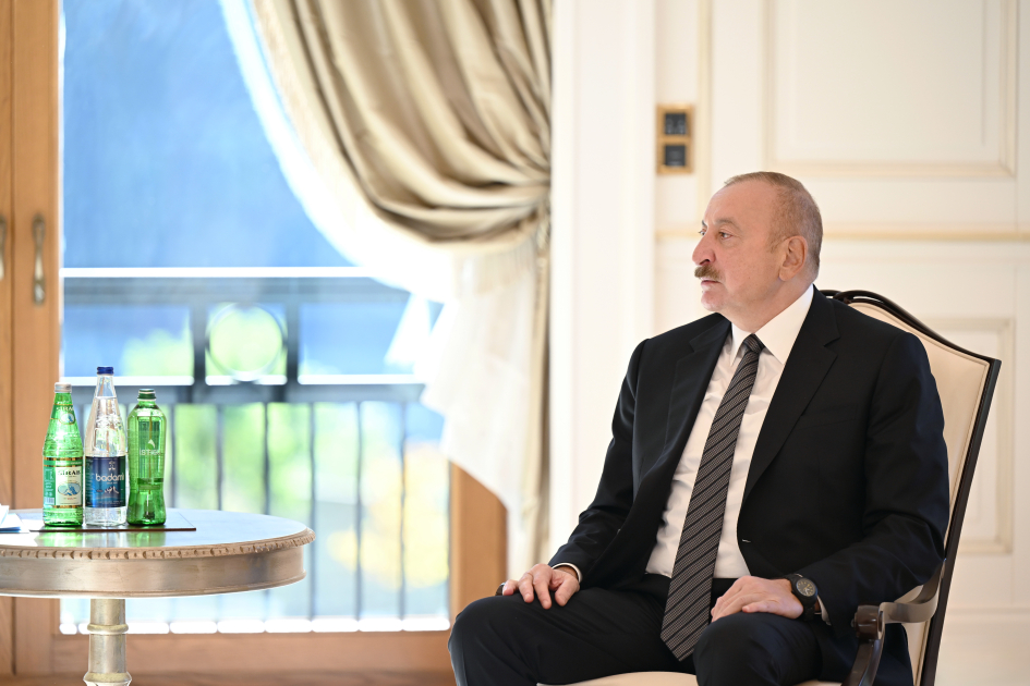 President Ilham Aliyev receives OTS SecGen in Gabala (PHOTO/VIDEO)