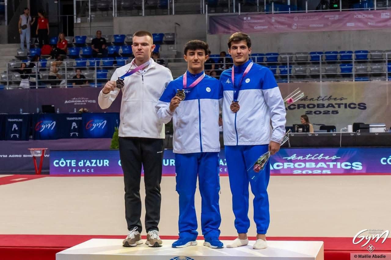Azerbaijani gymnast wins World Cup stage in tumbling (PHOTO)