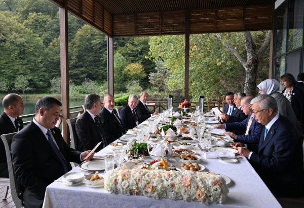 Azerbaijan's Gabala hosts official luncheon on behalf of President Ilham Aliyev for leaders attending OTS summit (PHOTO/VIDEO)
